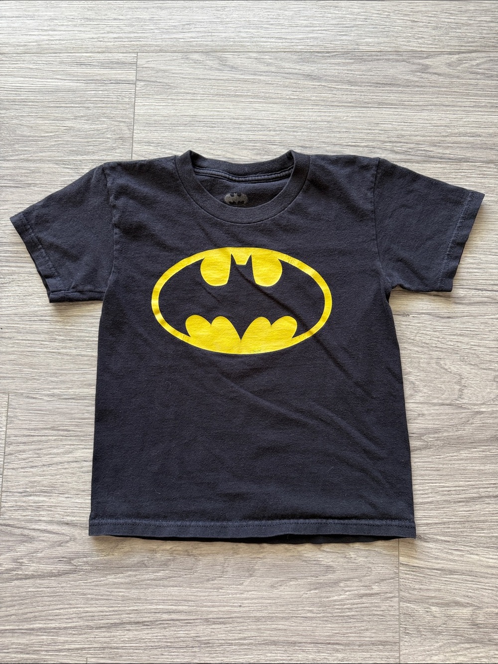 DC Comics Black and Yellow Batman Logo T-Shirt